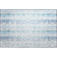 thumbnail image 2 of Addison Rugs Mayfield Washable Coastal Ribbons Blue Rectangle Rug, 1'8" x 2'6", 2 of 5