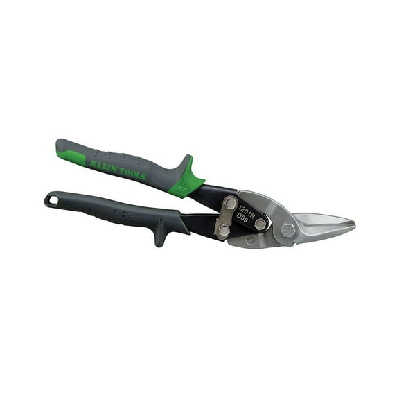 Klein Tools 1201R Right Curvature Aviation Snips with Wire Cutter