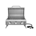 thumbnail image 2 of NXR 3 Burner 24,000 BTU Portable Propane Gas BBQ Grill, 2 of 7