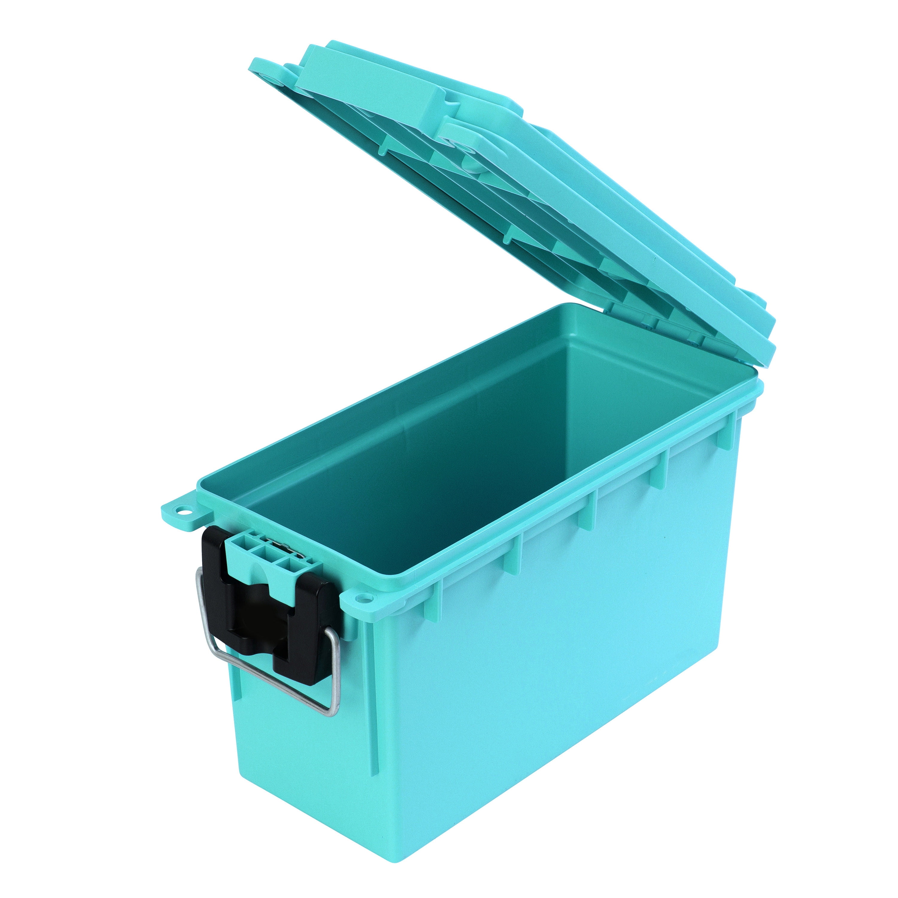 (4 pack) Logix Stackable Craft Storage Box, Teal