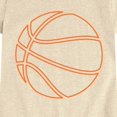 thumbnail image 3 of Instant Message - Basketball Fitted Short Sleeve Graphic T-Shirt, 3 of 6