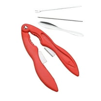 FACEGA Crab Legs Crackers,Seafood Claw Red Lobster Crackers Seafood Sheller Easy Opener Tools for Cracking