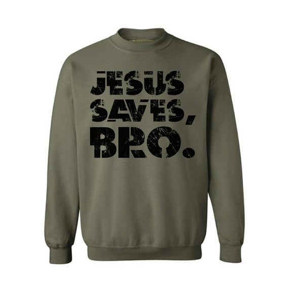 Awkward Styles Jesus Saves Unisex Crewneck Black Crewneck for Her Jesus Clothes Jesus Crewneck for Women Jesus Oversized Sweater for Men Christian Gifts Jesus Saves Bro Outfit for Men and Women