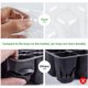 thumbnail image 4 of 5 Bandejas De Inicio De Semillas, Kit De Inicio De Semillas Ajustable De Humedad De 12 Celdas Con Tapas Elevadas Y Bandejas De Cultivo De Invernadero De Base Mini Propagador Para El Inicio Del Crecim Muyoka Hogar, 4 of 7