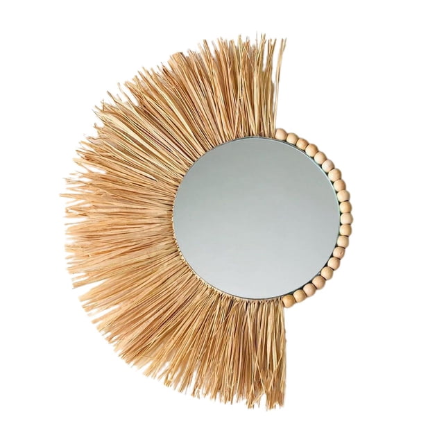 Maoww Nordic Wall Mirror Gold Frame Small Mirrors for Corridor Entryway Hall Hotel