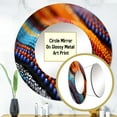 thumbnail image 3 of Designart "Tribes Samburu African Beadwork I" African Tribes Rund Mirror For Wall Decor - Large Multi-Color Round Print Mirror - Round Global Mirror - Wall Mounted Round Large Mirror - 29" x 29", 3 of 6
