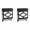 B, variant on 2Pcs Solar Powered Lights For House Outdoor Garden Fence Lamp