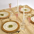 thumbnail image 7 of Wedding Disposable Dinnerware Set | 20 Chargers, 20 Dinner Plates and 20 Salad Plates | Golden Glare Collection (Ivory/Gold), 7 of 7