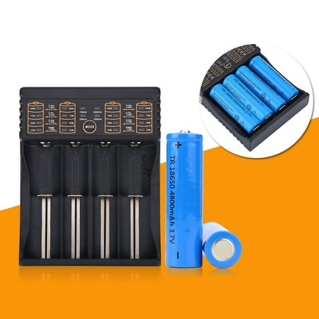 Juroupi Juroupi Lii-402 Smart Battery 1.2V 3.7V 3.2V .85V AA/AAA For 18490 18350 17670 17500 16340 14500 10440 Batteries