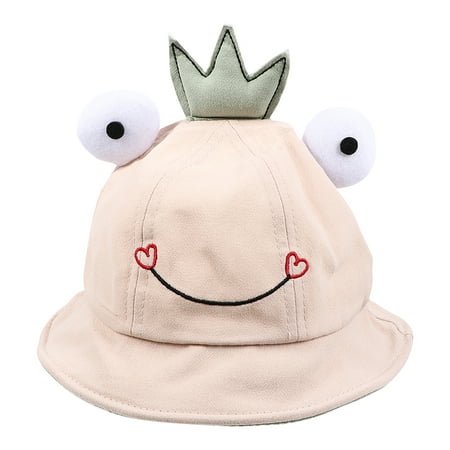 

HEMOTON 1Pc Fog Bucket Hat Cotton Bucket Sunhat Baby Sun Hat Wide Brim Hat Sun