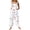 Watermelon Red, variant on JULMCOMO American Flag Jumpsuits for Women Red White Blue Plus Size Sleeveless Independence Day Rompers Stars Stripes Wide Leg 4th of July Outfits with Pockets Watermelon Red 4XL
