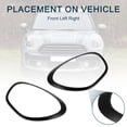 thumbnail image 3 of 1 par de bisel de recorte de faros delanteros para Mini Cooper Countryman 2011-2016 No. 51139801573/51139801574, 3 of 7
