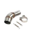 thumbnail image 1 of Motorcycle muffler Slipon For R3 R30 MT03 R25 Exhuast Middle Link Pipe Muffler Adapter 51mm Connection Tube, 1 of 4
