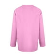 thumbnail image 6 of Tee Shirts for Women Fall Casual Long Sleeve Button Shirts Sweatshirt Top Pullover, 6 of 8