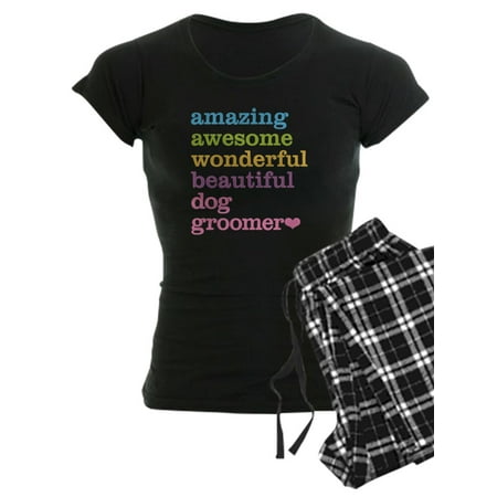 

CafePress - Amazing Dog Groomer - Women s Dark Pajamas