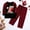 Black, variant on EGNMCR Christmas Pajamas for Family, Classic Plaid Xmas Sleepwear for Christmas Parent-Child Outfit Merry Christmas Children Kids Blouse Tops Pants Xmas Family Clothes Pajamas Women Blouse pants