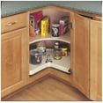 thumbnail image 4 of Rev-A-Shelf 6421-18-11-52 Classic 18" Polymer Kidney 1-Shelf Lazy Susan - White, 4 of 4