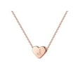 thumbnail image 1 of 26 Initial Heart Shape Alphabet Collar para Mujeres Collares de Acero Inoxidable para Mujeres A Z 26 Alphabet Initial Collares de Oro Rosa para Mujeres Niñas, 1 of 5