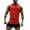red, variant on 2024 Summer MEN'S Basketball Sleeveless Breathable Vest 2D Printed Adult MEN'S Fitness Running Short Sleeve Vest Tops Quick Dry