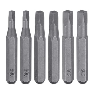 3-Piece Square Head Screwdriver Bit Set – 50mm Robertson Bits Sq1/Sq2/Sq3 – S2 Steel, Magnetic Tips, Sandblasted – For Electric Screwdrivers & Cordless Drills