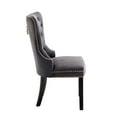 thumbnail image 4 of Porthos Home Caja Tufted Velvet Dining Chairs with Rubberwood Legs (Set of 2), 4 of 6