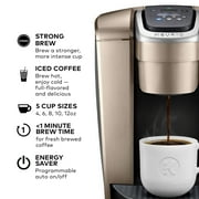 Keurig K-Elite, Single Serve K-Cup Pod Coffee Maker, Brushed Gold