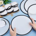 thumbnail image 3 of Ventiladores plegables con forma de disco volador BENECREAT, 30 unidades, blancos, con juego de bolsas, 3 of 7