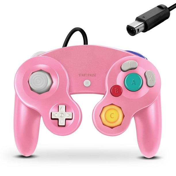 Mando para Gamecube, mando clásico con cable para Wii y Gamecube, mando NGC para videojuegos, longitud del cable: 1,5 metros