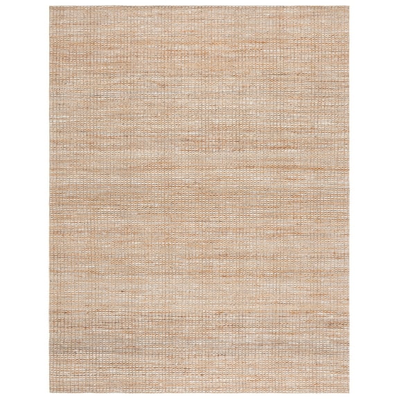 SAFAVIEH Natural Fiber Hypatia Solid Area Rug, Natural/Ivory, 8' x 10'