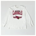thumbnail image 4 of Women's Gameday Couture  White Arizona Cardinals Swift Strike Essential Oversized Long Sleeve T-Shirt, 4 of 4