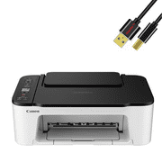 Canon Wireless Inkjet All in One Printer Print Copy Scan Fax Mobile Printing with LCD Display USB and WiFi Connection with NeeGo Printer Cable