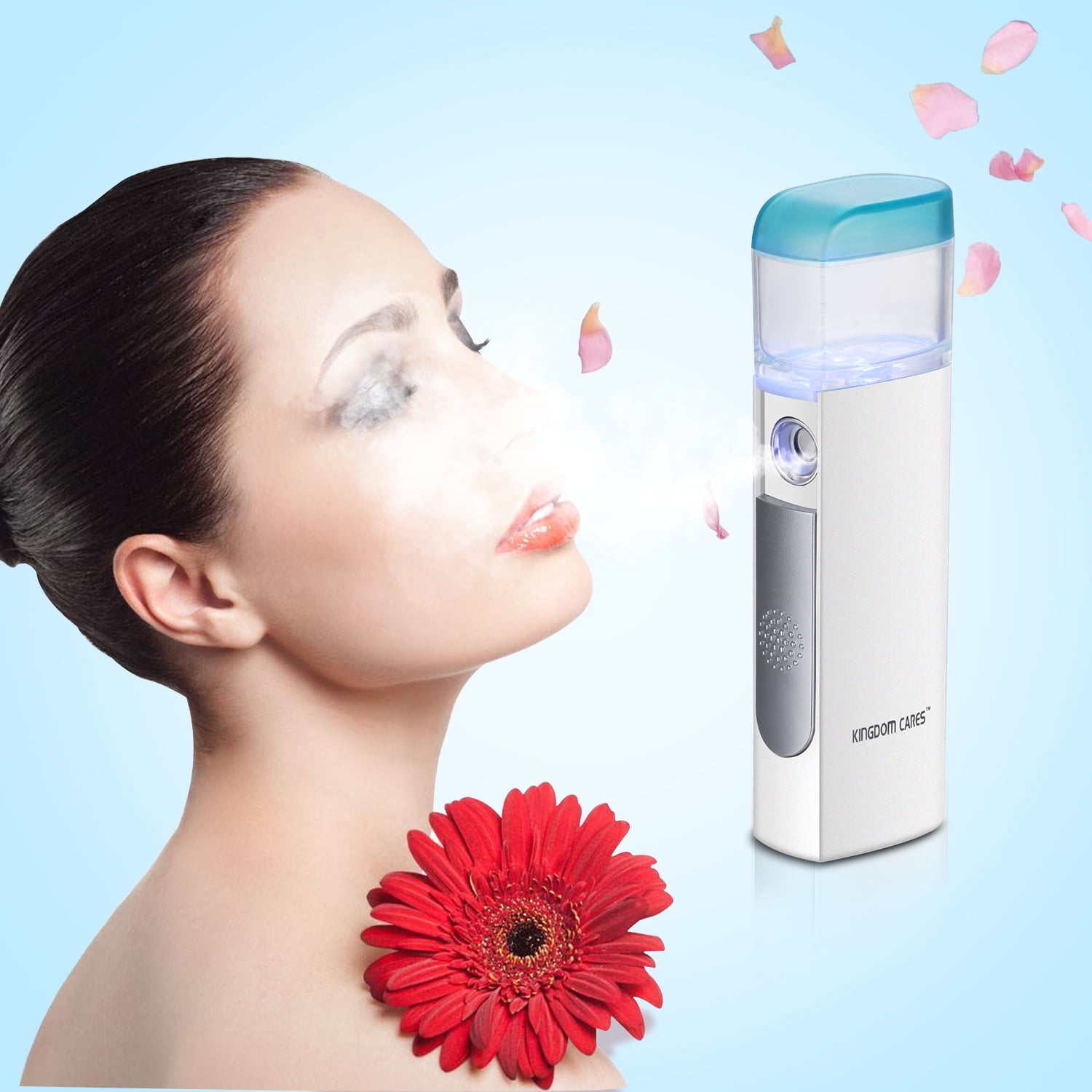 Prospera DL030 Handy Facial Steamer Nano Cool Mist Facial Sprayer Beauty Skin Care Face Steamer White