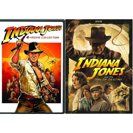Indiana Jones 4 collection + Dial of Destiny (DVD)