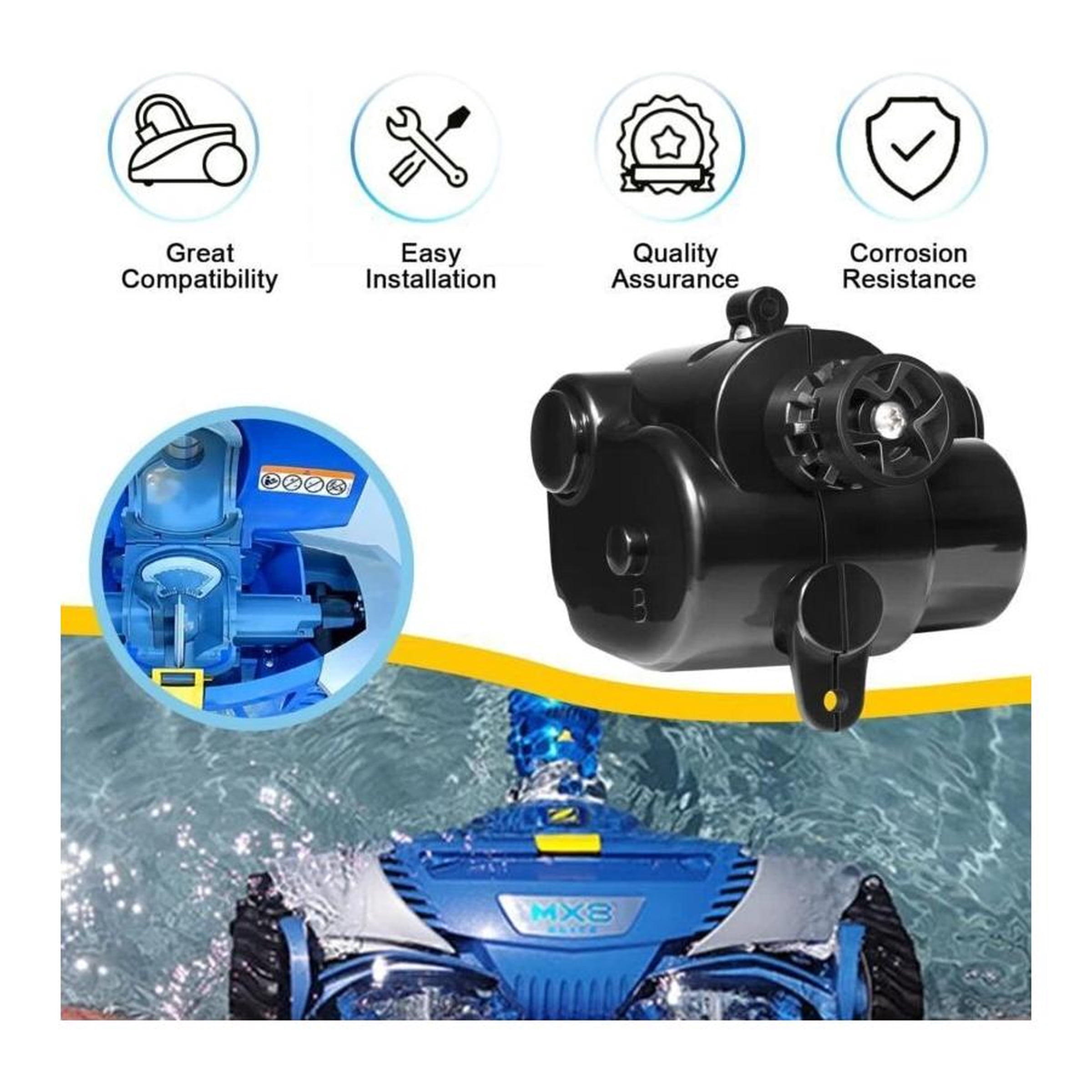 R0524800 Side B Direction Control Device Fit Zodiac Baracuda MX8 Pool Cleaner