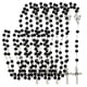 thumbnail image 1 of Rosarios de Madera CatholicDivin08 5Pzas 57cm 2.2x3.7cm Cruz Cuentas 8mm Vidrio Negro., 1 of 1