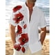 thumbnail image 3 of Nuevas camisas hawaianas para hombre, camisas casuales de verano con estampado 3D de atardecer, camisas de manga corta con solapa, blusas de calle, ropa para hombre y mujer, 3 of 4