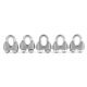 thumbnail image 5 of 100 Uds M4 304 Clips de alambre de acero inoxidable abrazaderas de cuerda perno en forma de U, 5 of 8