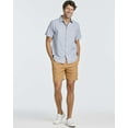 thumbnail image 6 of Real Essentials 3 Pack: Men's Regular-Fit Short Sleeve Woven Button Down Shirt with Pocket (Available in Big & Tall), 6 of 7