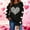 Black, variant on Fznquz Love Heart Printed Over Sized Sweatshirt for Women Valentines Day Cute Outfit 2026 Pink Loose Plus Size Women Fashion XS