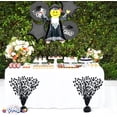 thumbnail image 5 of PMU Gradburst Balloon Weight Centerpiece 15 Inch with Die-Cut Metallic Black Grad Caps Pkg/12, 5 of 6