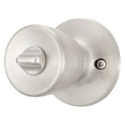 Brinks Mobile Home Keyed Entry Classic Bell Style Doorknob, Stainless Steel Finish