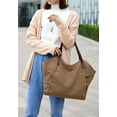 thumbnail image 4 of CoCopeaunt Women Chic Large Canvas Tote Shoulder Bag Vintage Casual Hobo Handbag Purse, 4 of 6