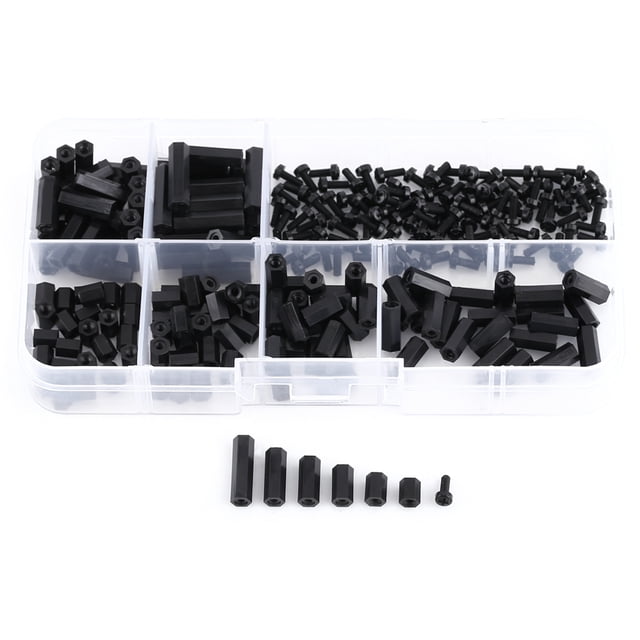 Separador espaciador, 250PCS Nylon M2 Espaciador hembra hexagonal Espaciador roscado Altamente recomendado