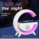 thumbnail image 4 of Bluetooth Speaker Big G Wireless Charging Colorful Bedside Atmosphere Light Bluetooth Audio, 4 of 5