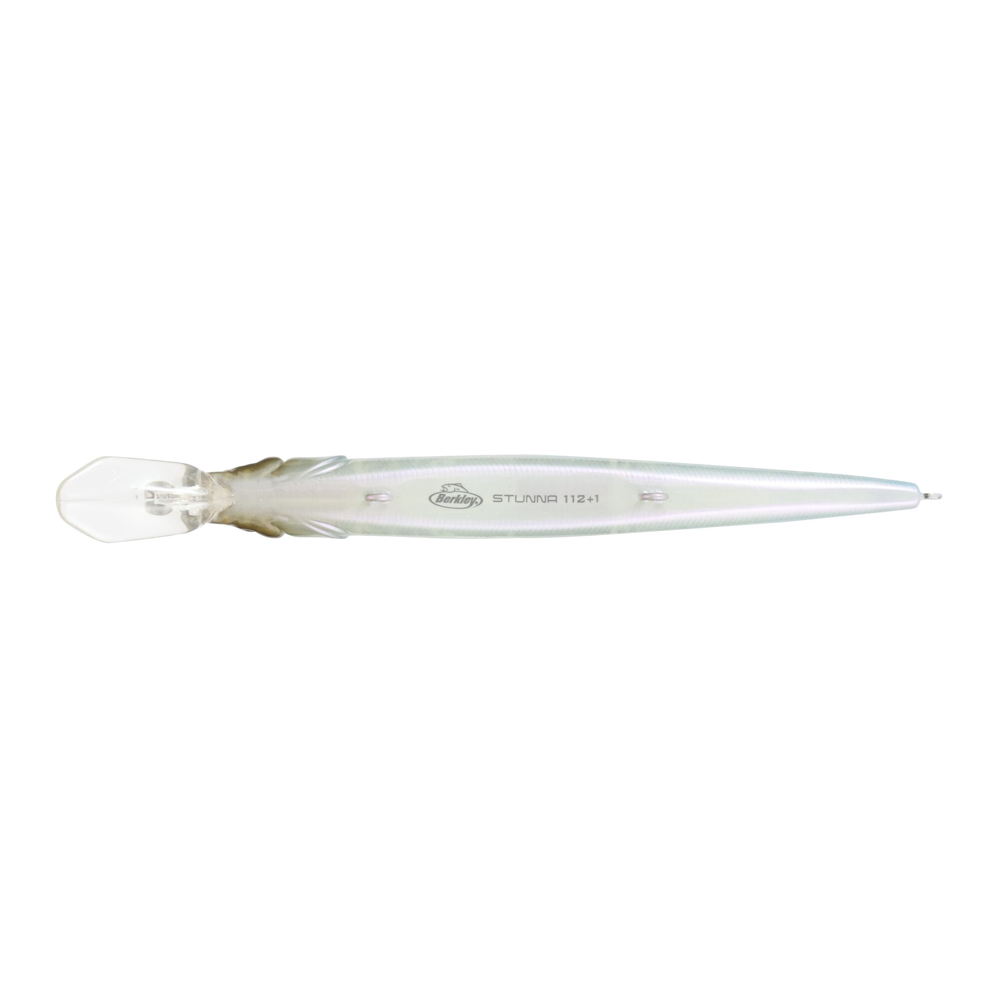 Berkley Stunna, 4.4 in, Jerkbaits, Stealth Minnow (1 Count)