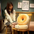 thumbnail image 3 of 26-27 New Creative Toast Bread Lazy Cushion Home Floor Chair Cushion Plush Office Window Tatami Pudding Butt Round Cushions, 3 of 5