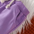 thumbnail image 5 of TOWED22 Infant Baby Boy Halloween Outfit Long Funny Letter Embroidery Sweatshirt Pant Set Toddler Fall Clothes Outfits,Purple,6-12 M, 5 of 7