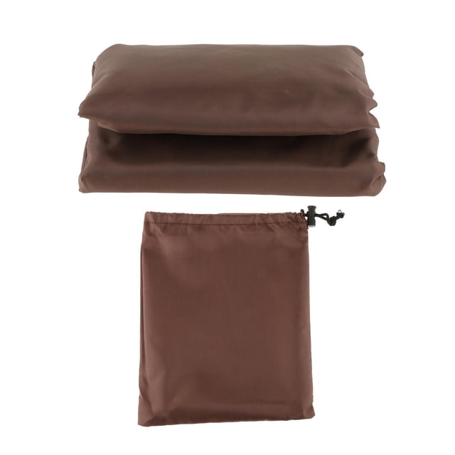 kurtrusly Bakery Rack Cover with Zipper 23''x28''x64'' Bread Cover Rack for Restaurant black brown 59x72x163cm