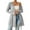 Gray, variant on bbymog Women's Long Sleeve Cardigans Open Front Lightweight Cardigan with Drawstring Casual Cardigan Sweaters for Women Fall Outfits Beige XL