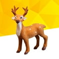 thumbnail image 3 of Zcyifa 3 Reindeer Figurine Christmas Decoration Plush Elk Table Decor, 3 of 10